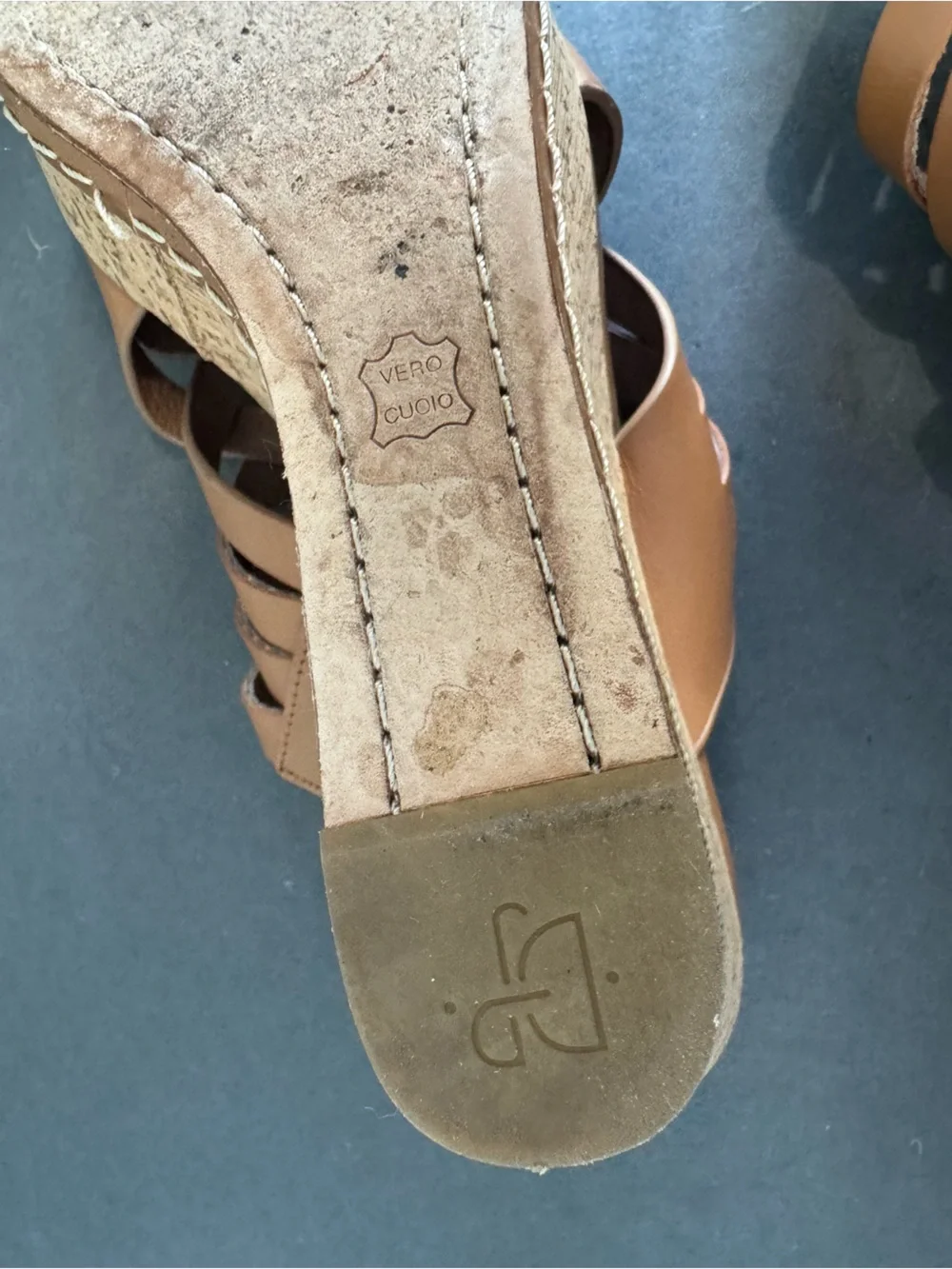 Donald Pliner multi-strap wedge sandals Size 6M